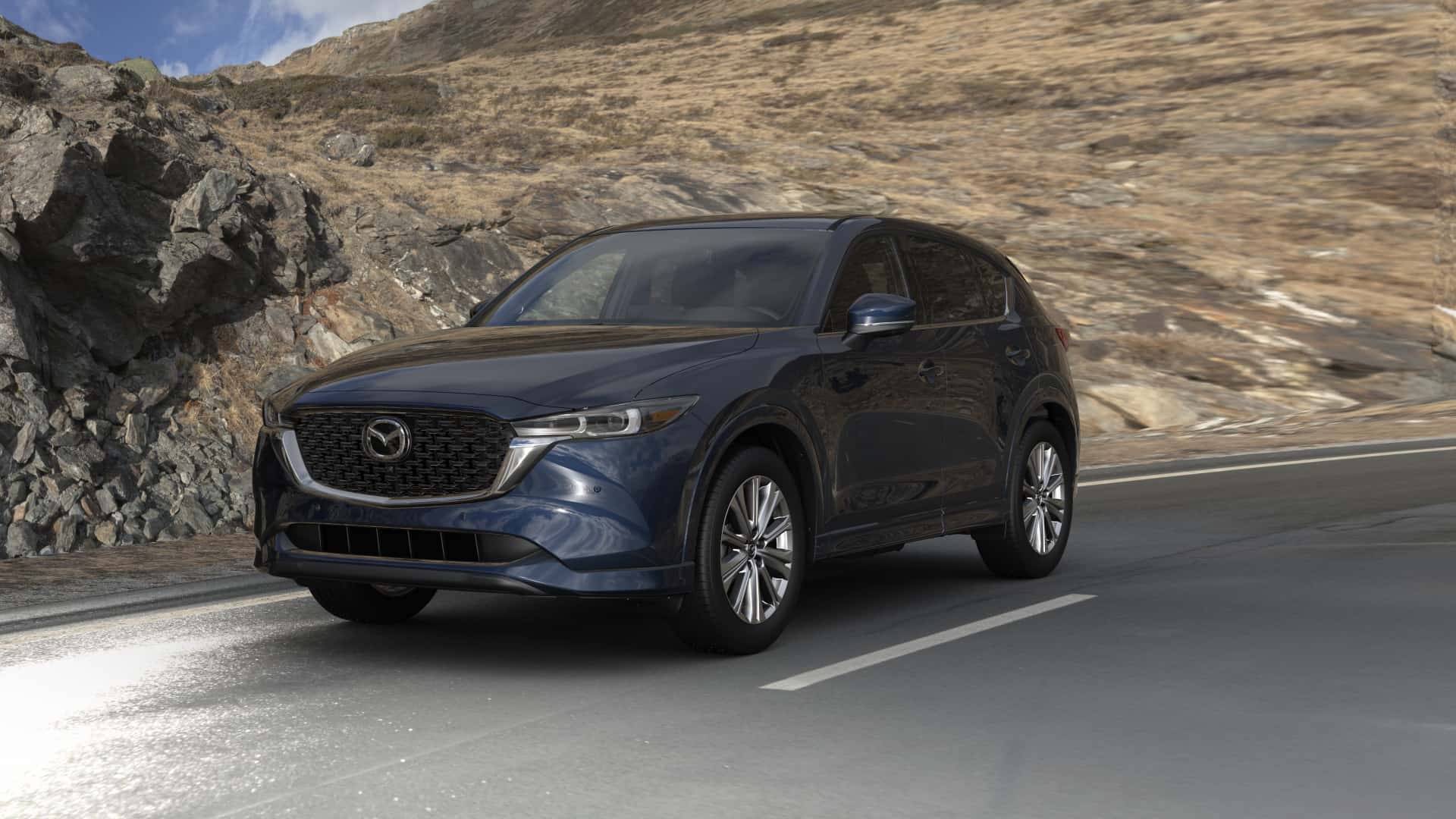 2023 Mazda CX-5 2.5 Turbo Signature Deep Crystal Blue Mica| Koons Mazda Silver Spring in Silver Spring MD