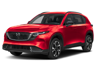 red 2026 mazda cx-5 side angle front view