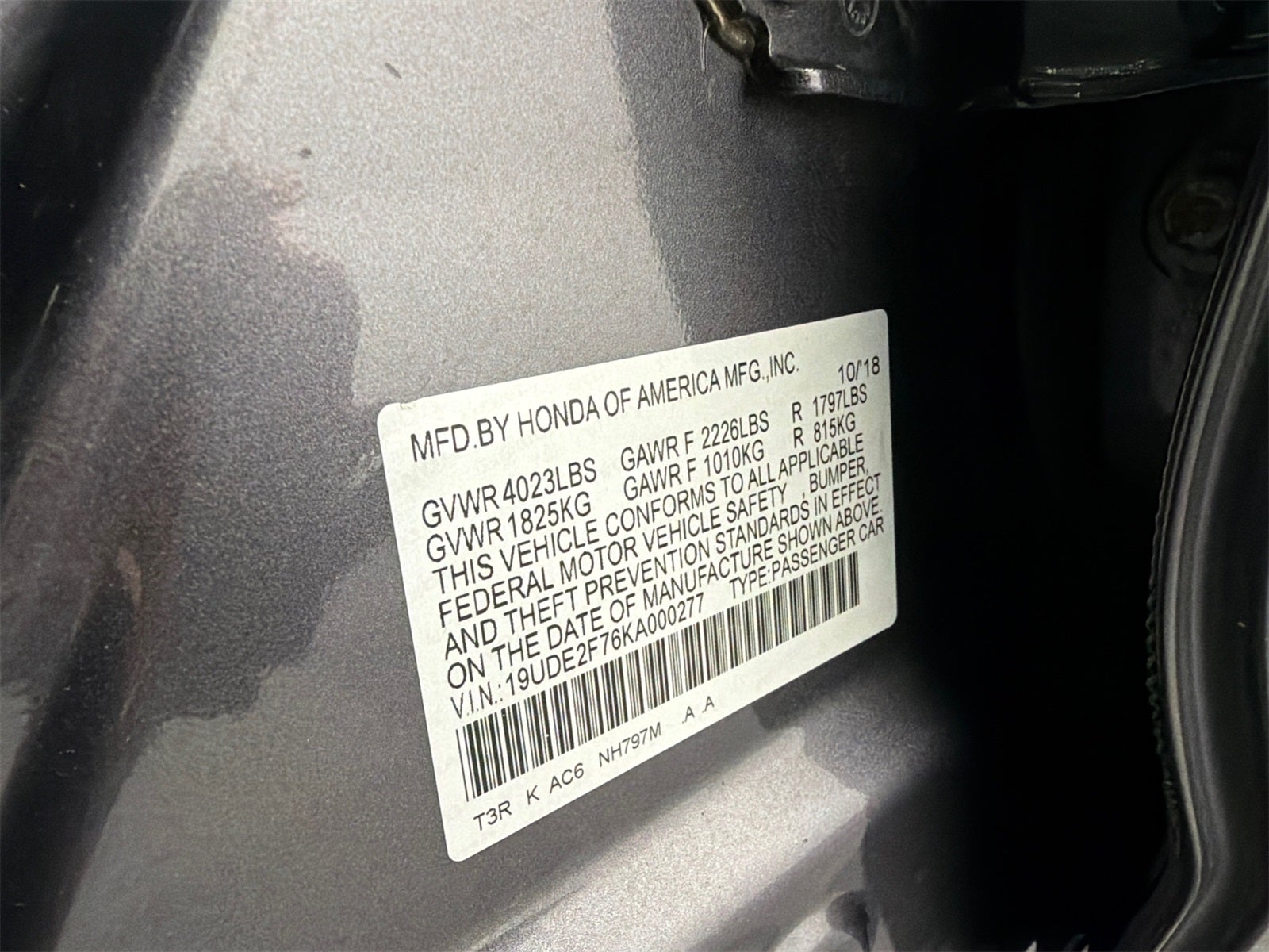 2019 Acura ILX Premium Package