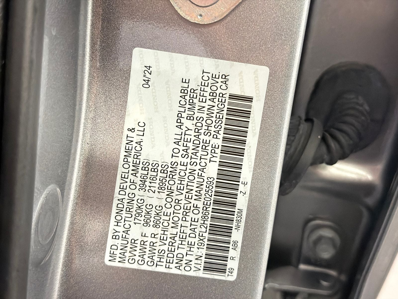 2024 Honda Civic Sport