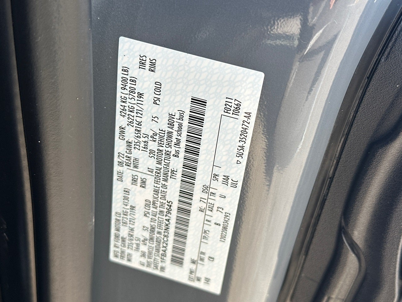 2022 Ford Transit-350 XLT