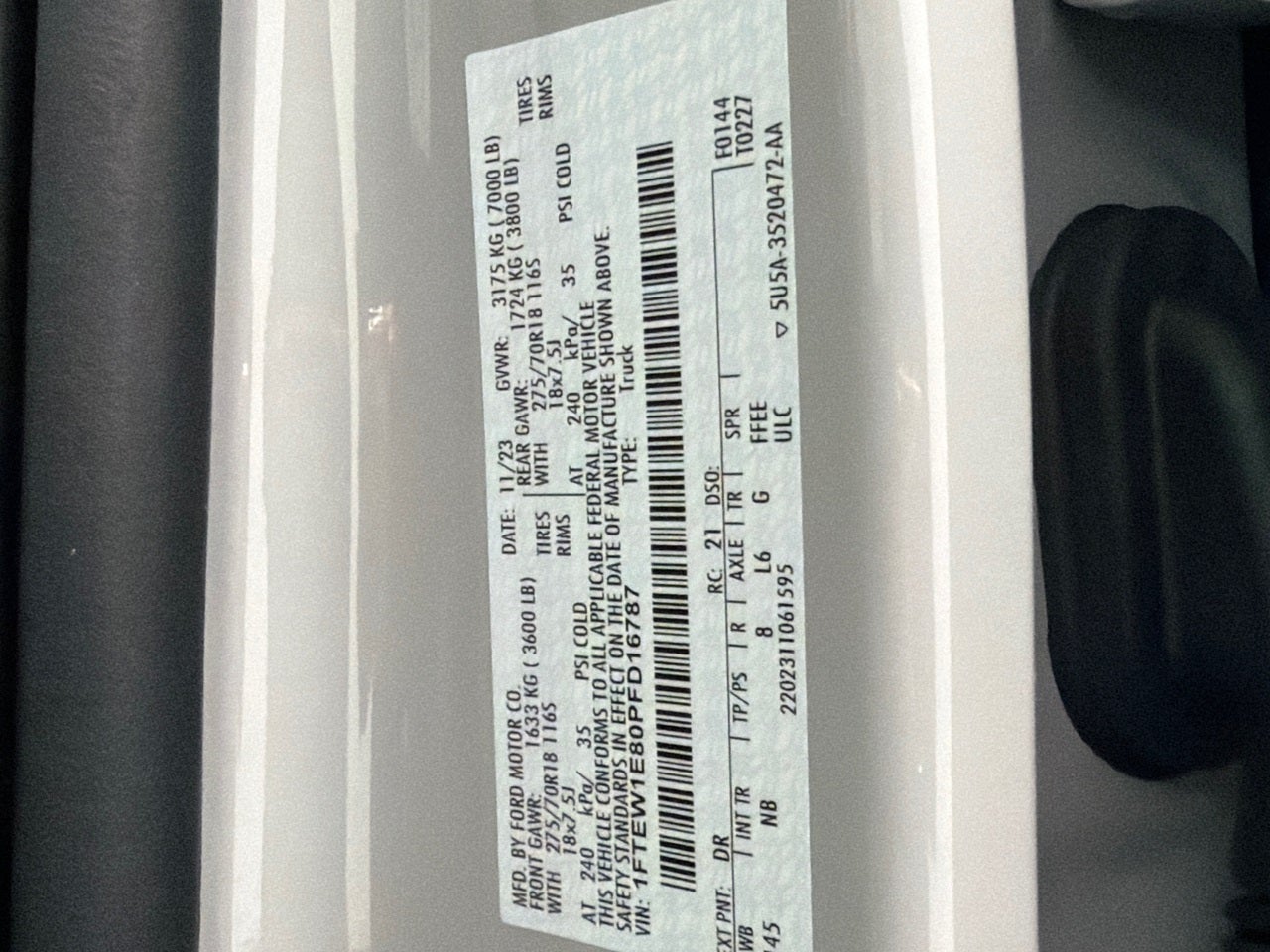 2023 Ford F-150 Tremor