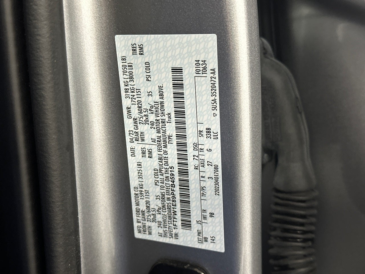 2023 Ford F-150 Platinum