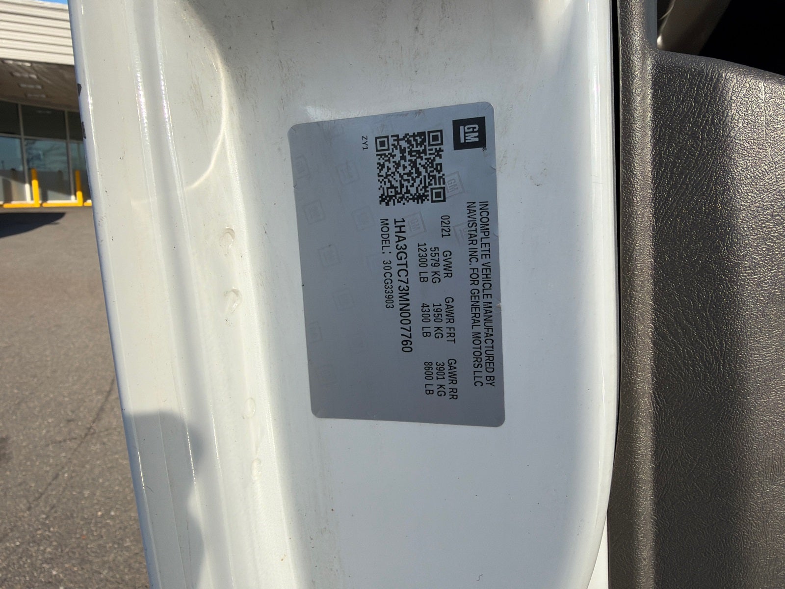 2021 Chevrolet Express 3500 Work Van Cutaway