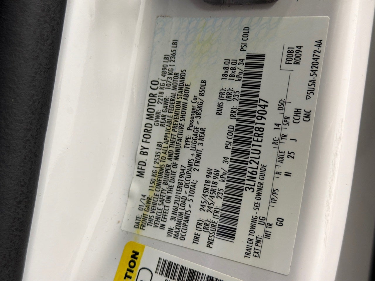 2014 Lincoln MKZ Hybrid