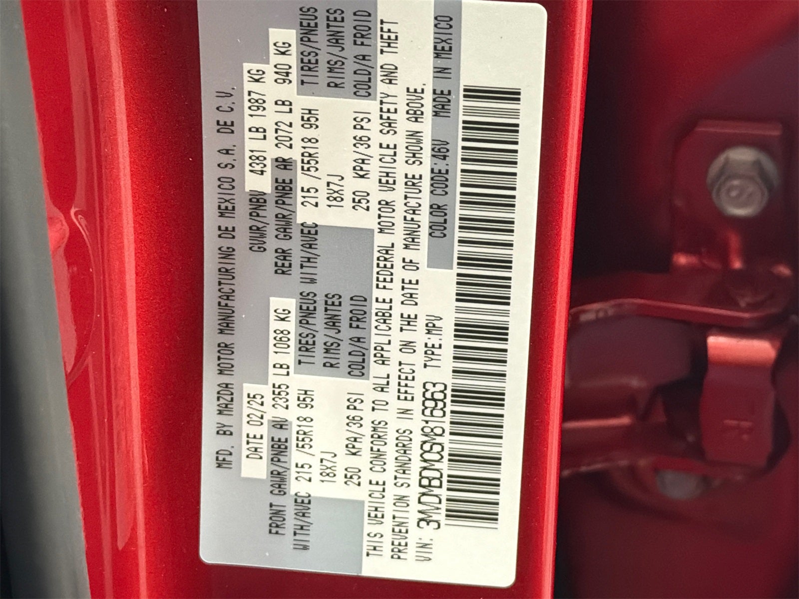 2025 Mazda Mazda CX-30 2.5 S Premium Package