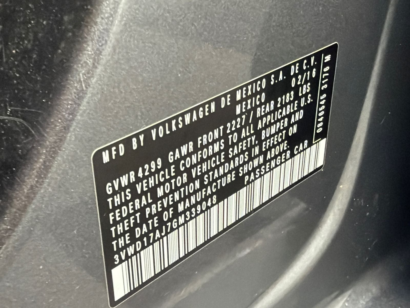 2016 Volkswagen Jetta 1.8T Sport