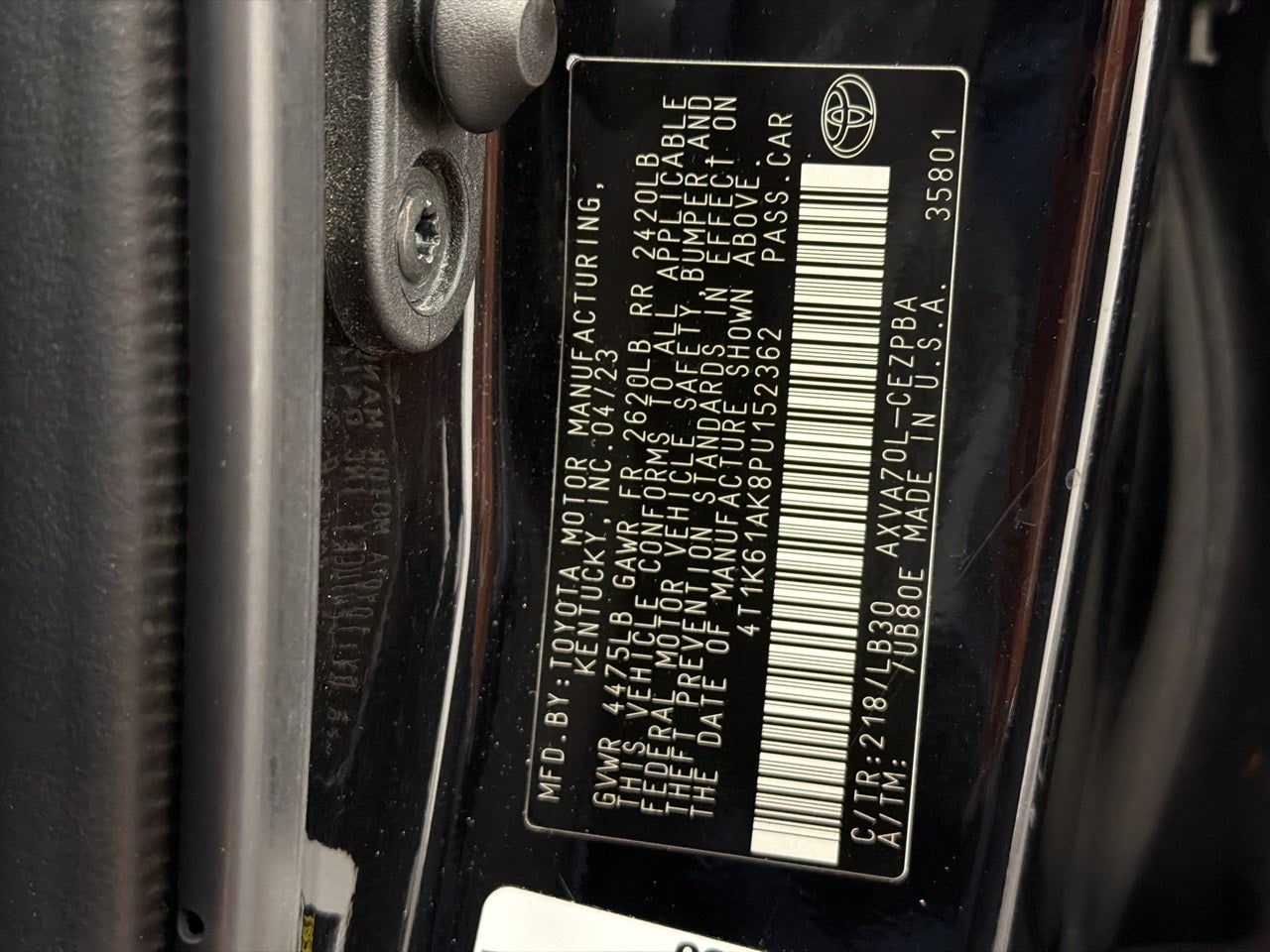 2023 Toyota Camry XSE