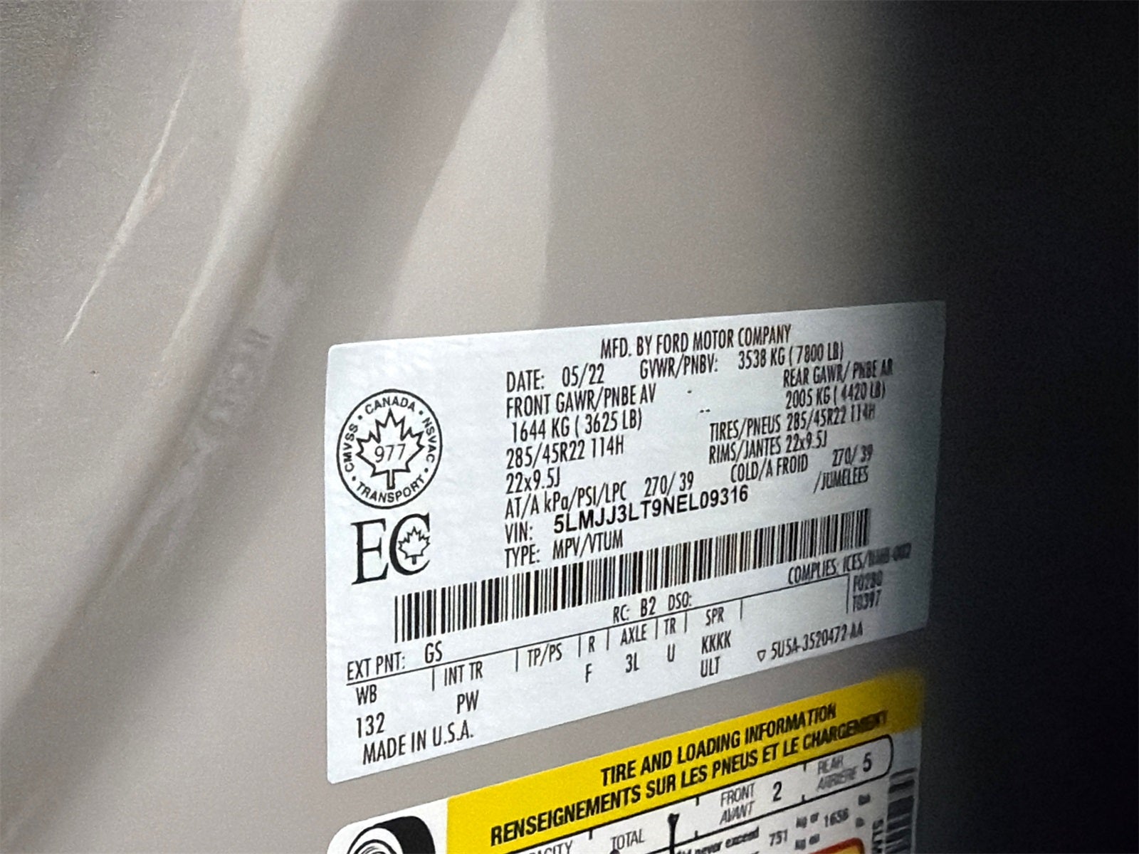 2022 Lincoln Navigator L Reserve