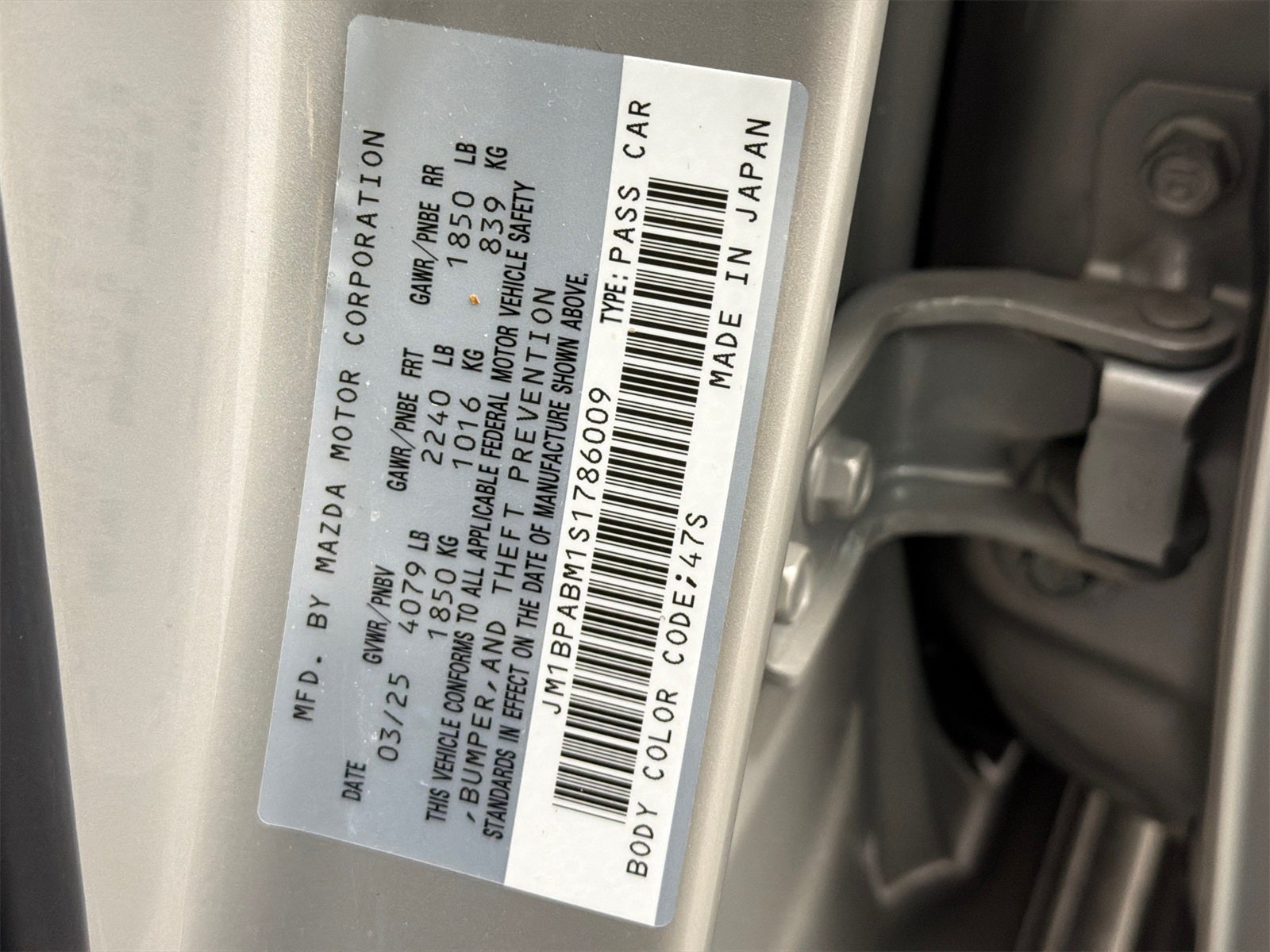 2025 Mazda Mazda3 2.5 S Select Sport Base