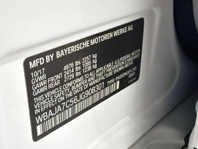 2018 BMW 5 Series 530i xDrive