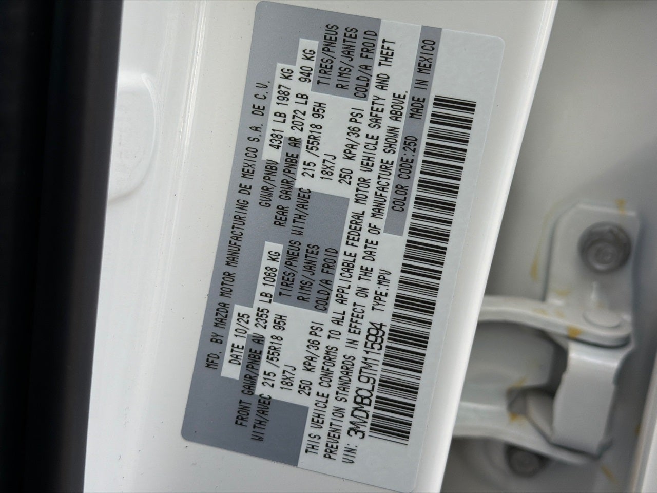 2026 Mazda Mazda CX-30 2.5 S Aire Edition