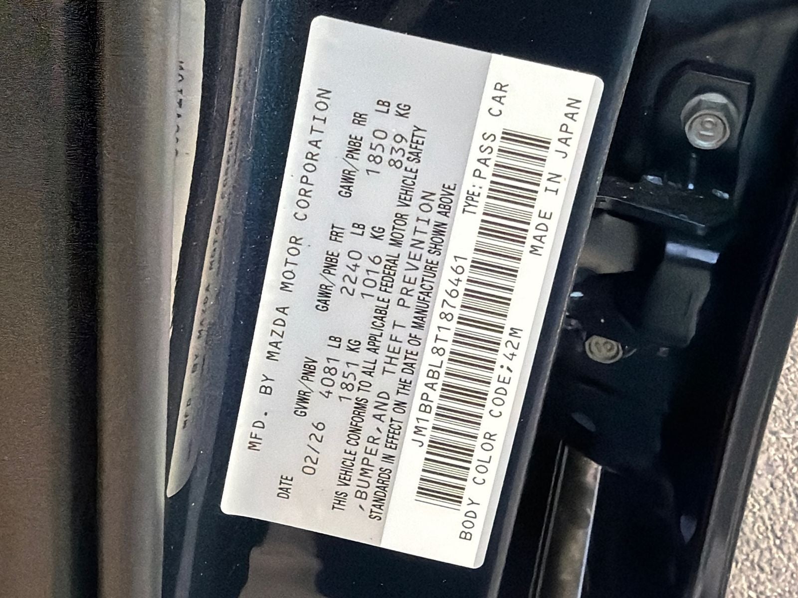 2026 Mazda Mazda3 Sedan 2.5 S Select Sport