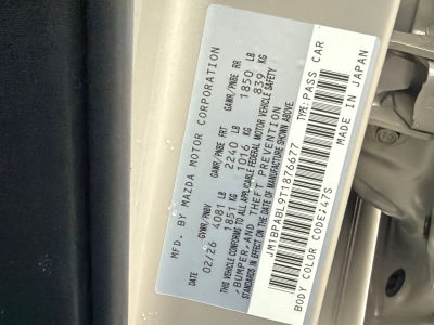 2026 Mazda Mazda3 Sedan 2.5 S Select Sport