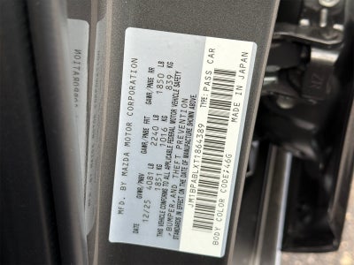 2026 Mazda Mazda3 Sedan 2.5 S Select Sport