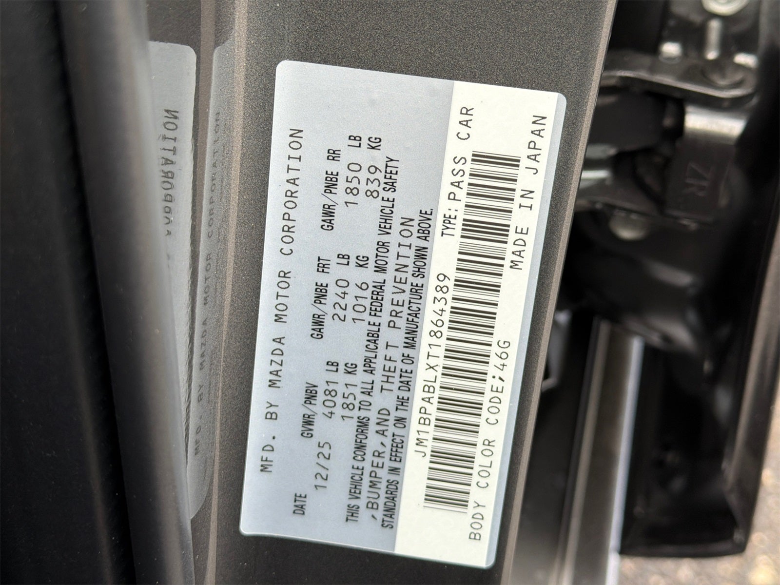 2026 Mazda Mazda3 Sedan 2.5 S Select Sport