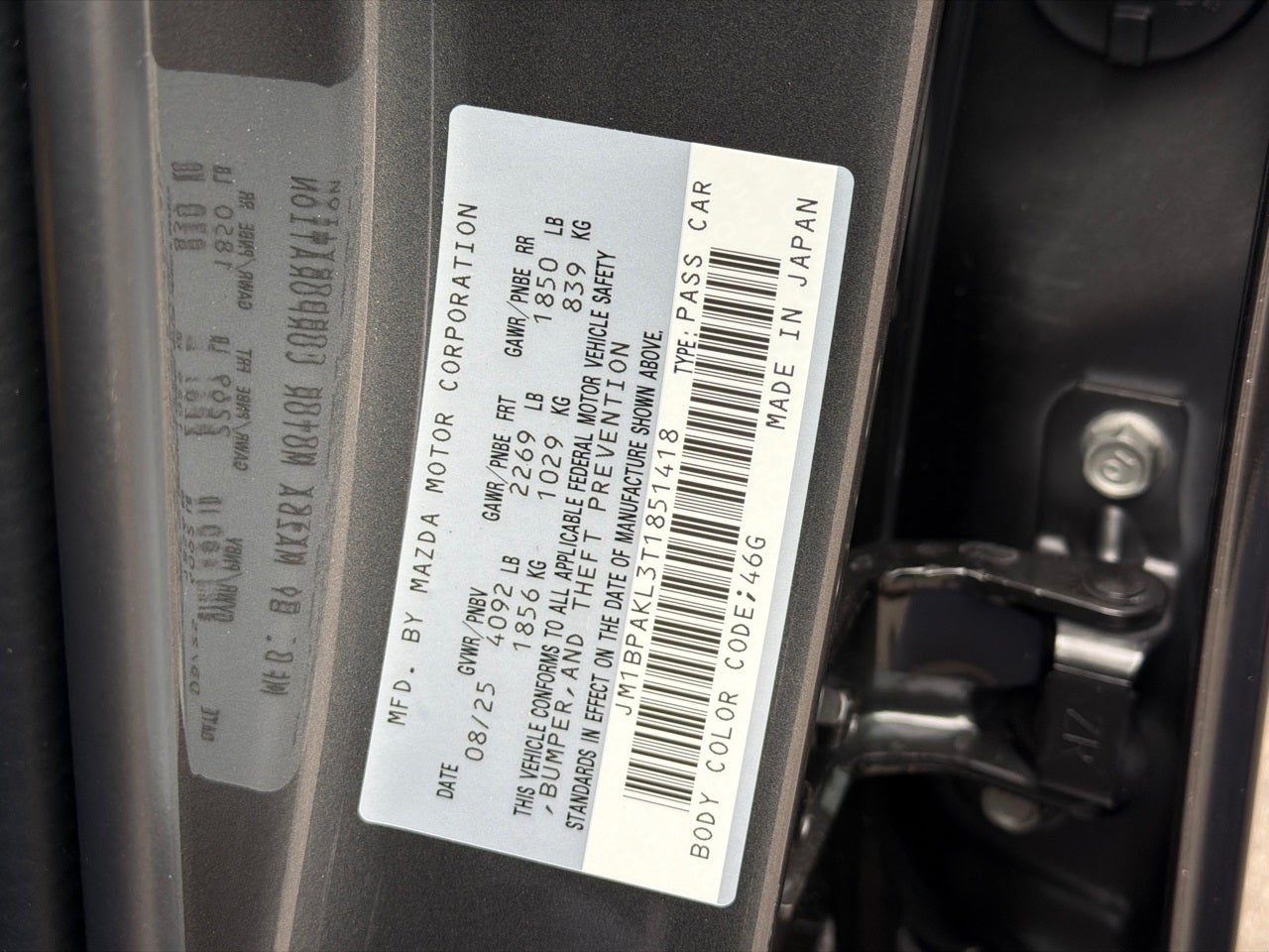 2026 Mazda Mazda3 Hatchback 2.5 S Select Sport