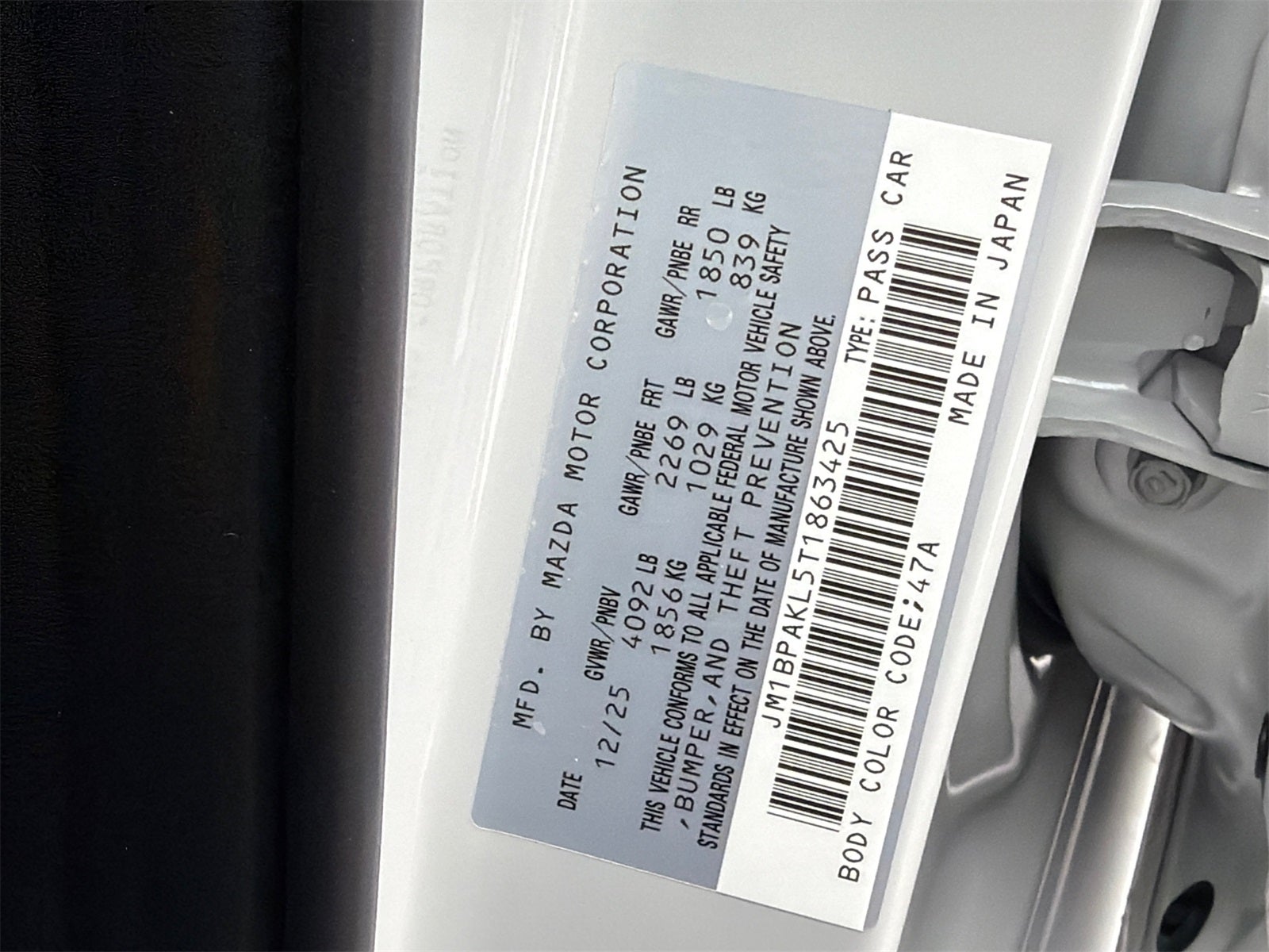 2026 Mazda Mazda3 Hatchback 2.5 S Select Sport