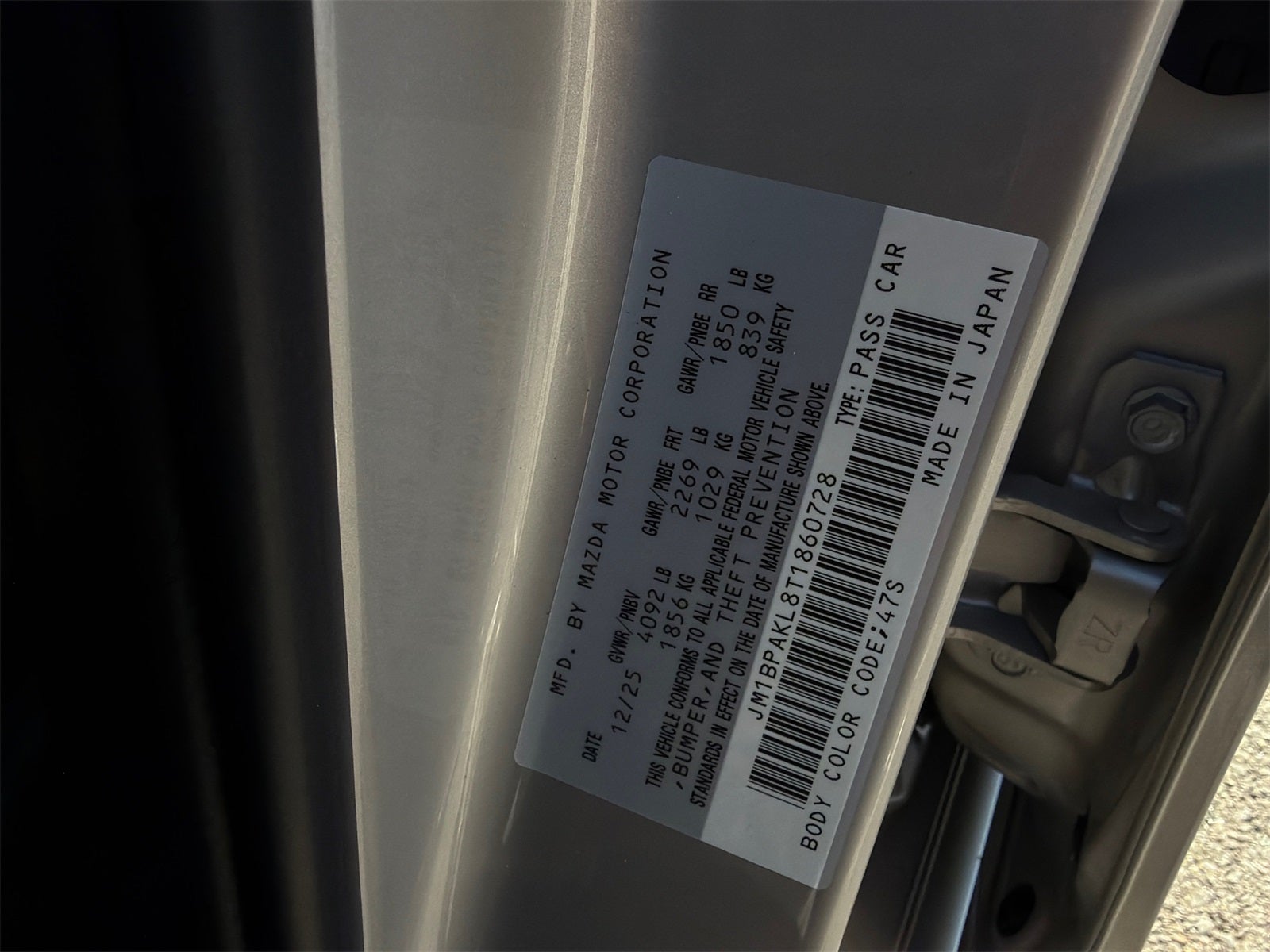 2026 Mazda Mazda3 Hatchback 2.5 S Select Sport