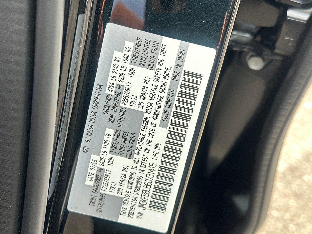 2025 Mazda Mazda CX-5 2.5 S Select AWD