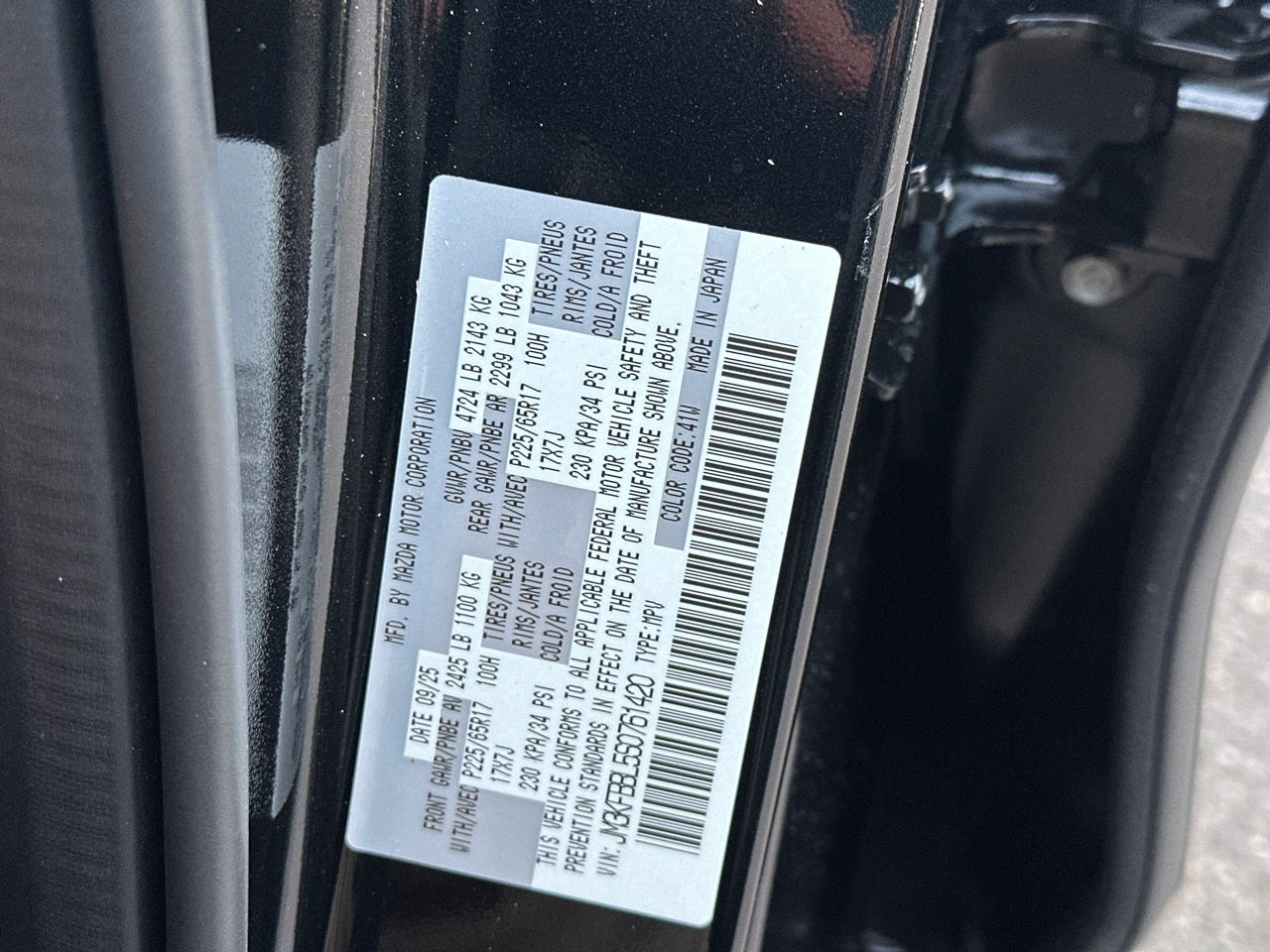 2025 Mazda Mazda CX-5 2.5 S Select AWD