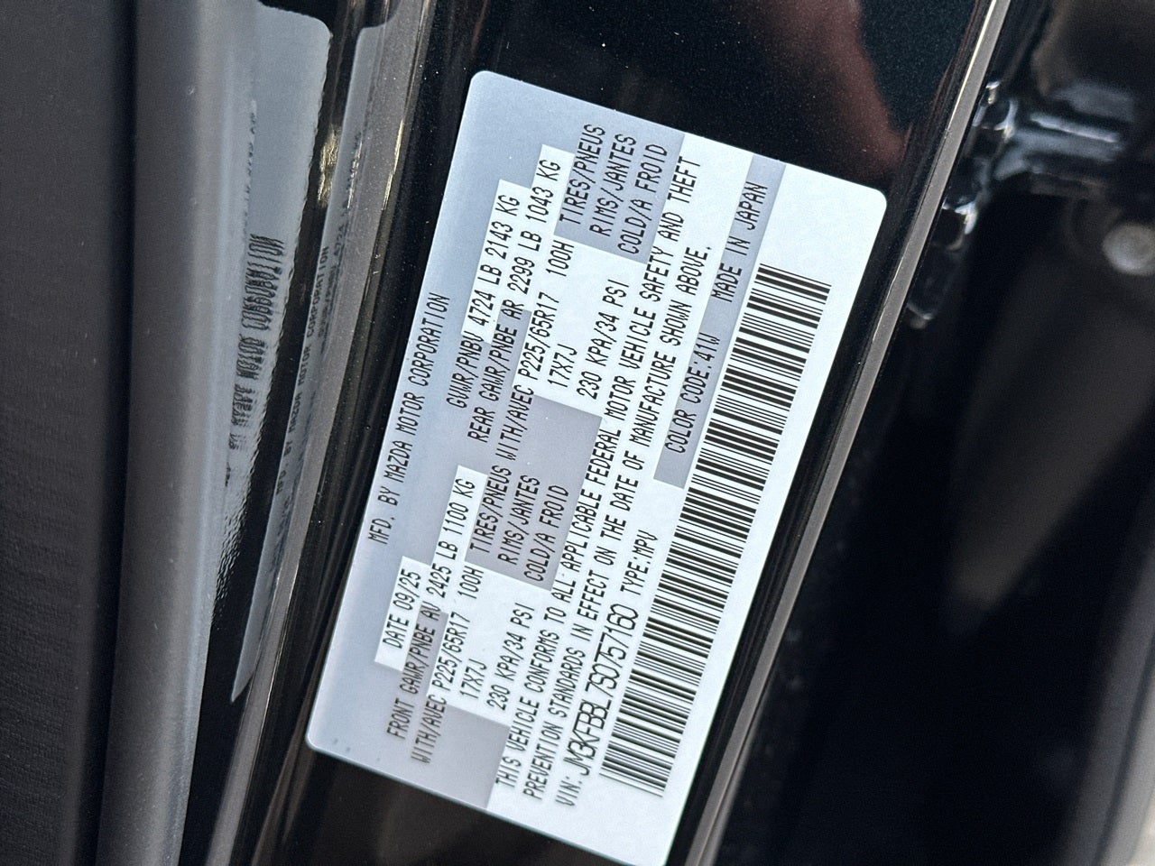 2025 Mazda Mazda CX-5 2.5 S Select AWD