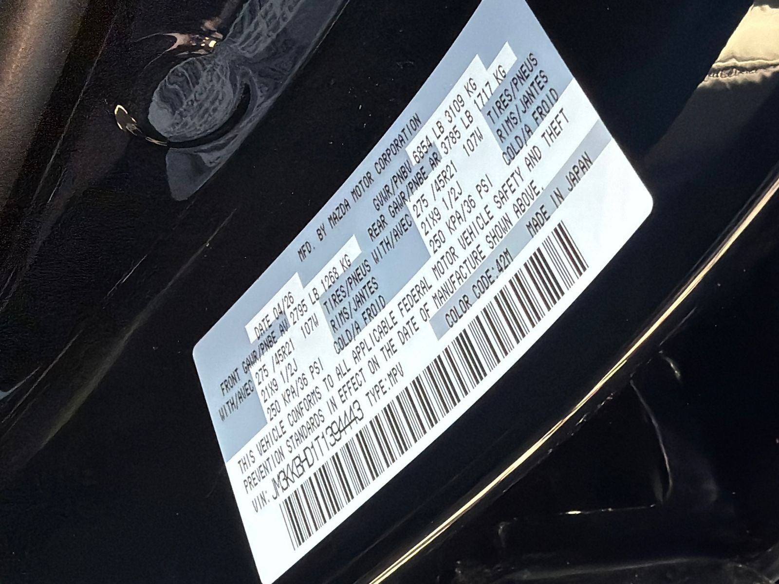 2026 Mazda Mazda CX-90 3.3 Turbo Preferred AWD