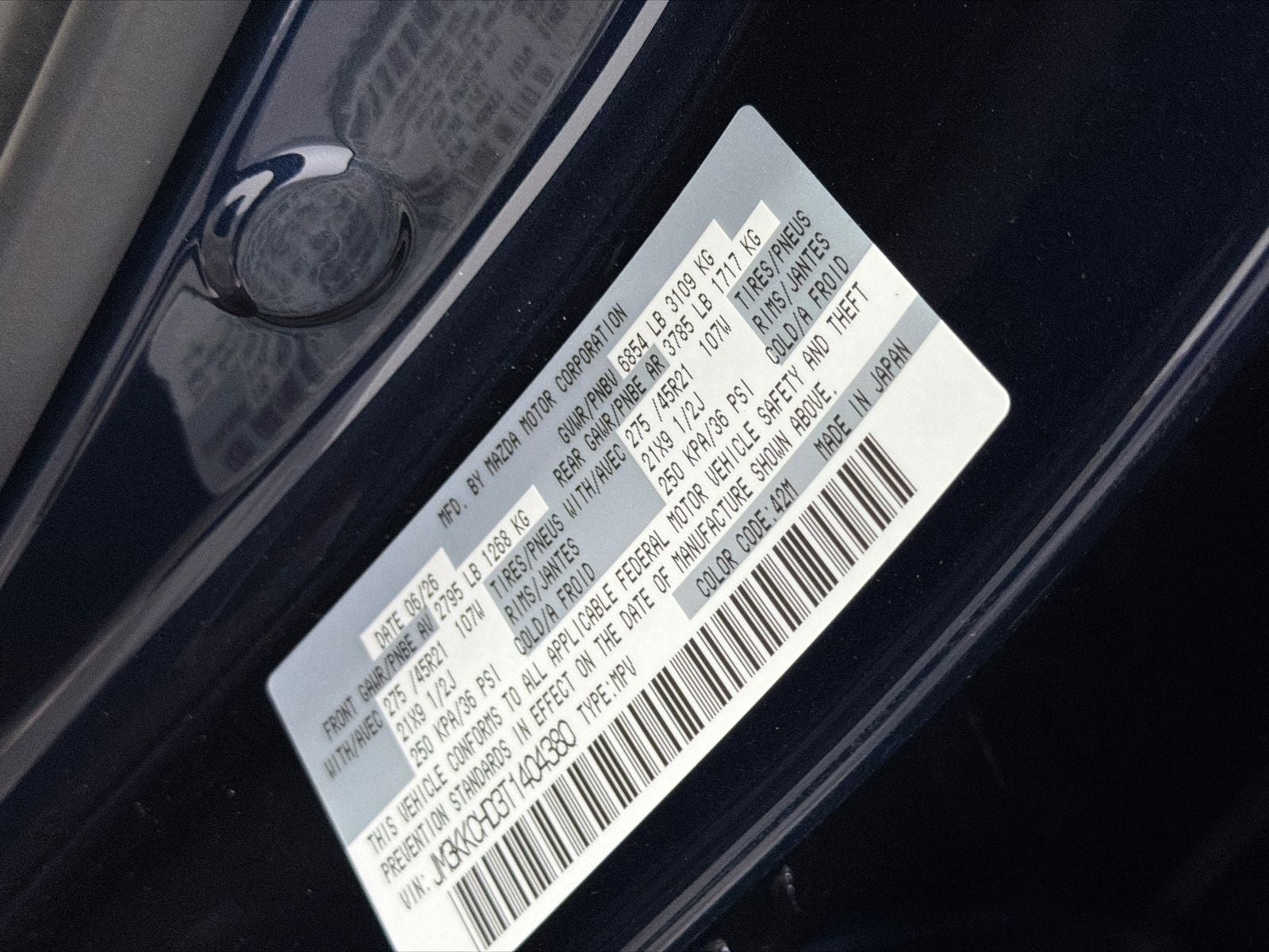 2026 Mazda Mazda CX-90 3.3 Turbo Premium Sport AWD