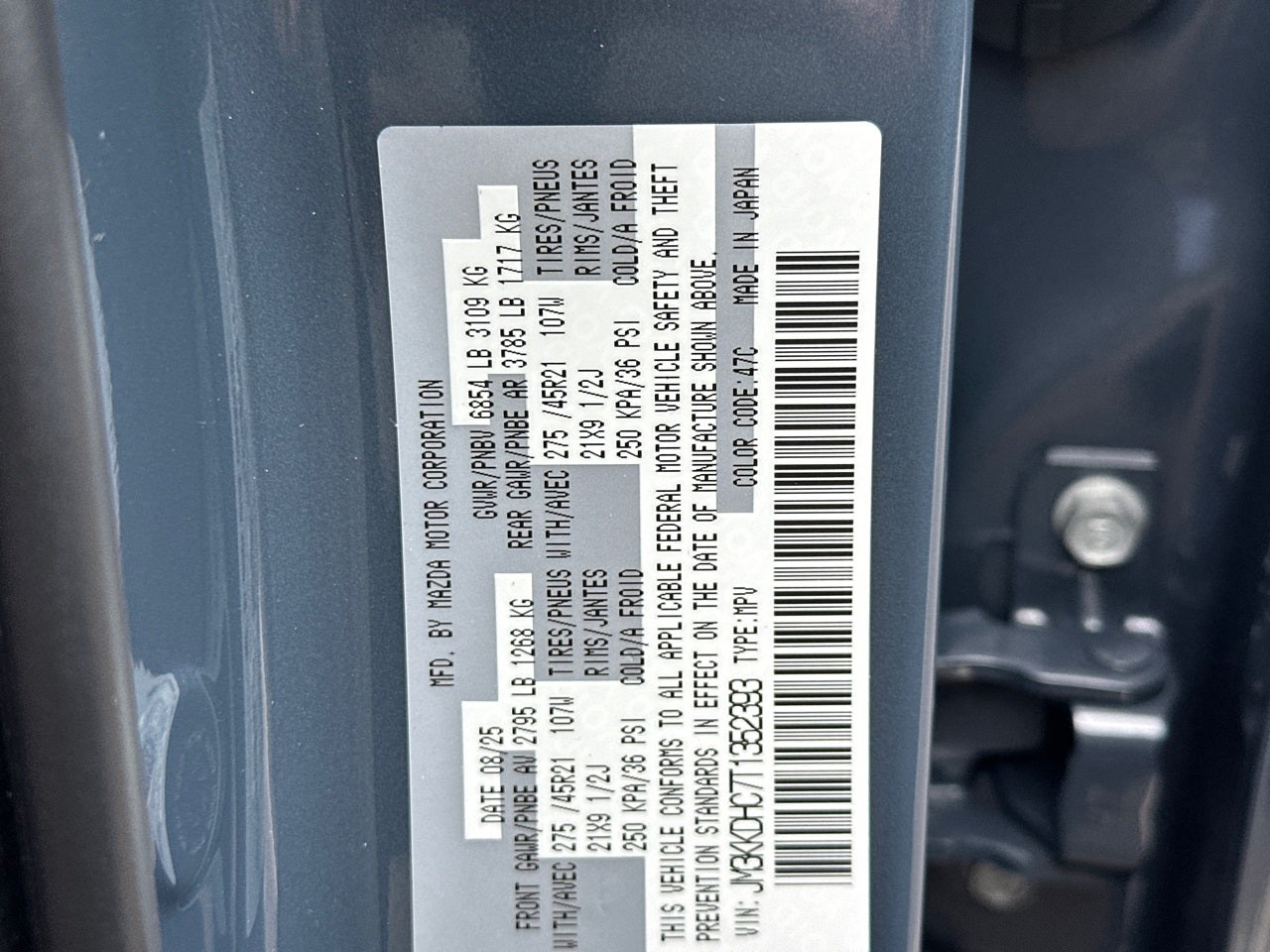 2026 Mazda Mazda CX-90 3.3 Turbo S Premium Sport AWD