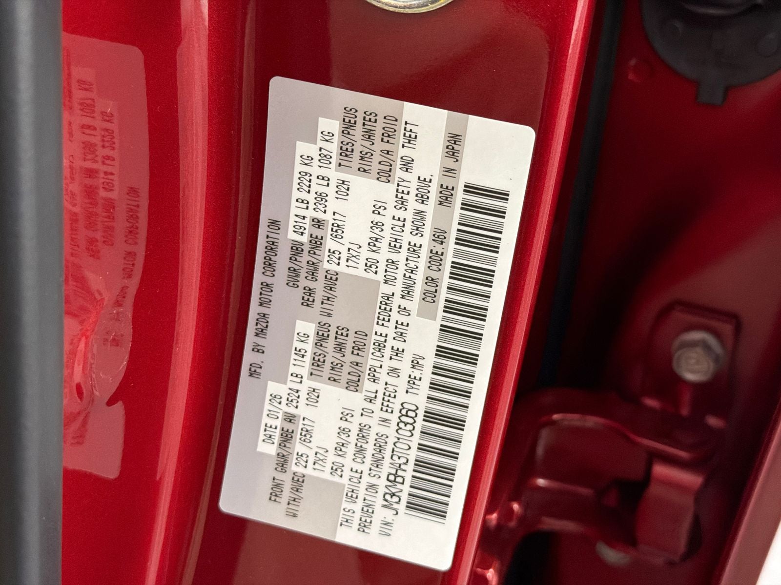 2026 Mazda Mazda CX-5 2.5 S Select AWD