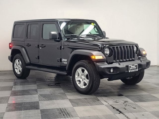 Used Jeep 2019 Wrangler Unlimited Sport S for Sale near Baltimore, DC,  Maryland | Koons Mazda Silver Spring | A Great Low Price. Period.  1C4HJXDG5KW627535