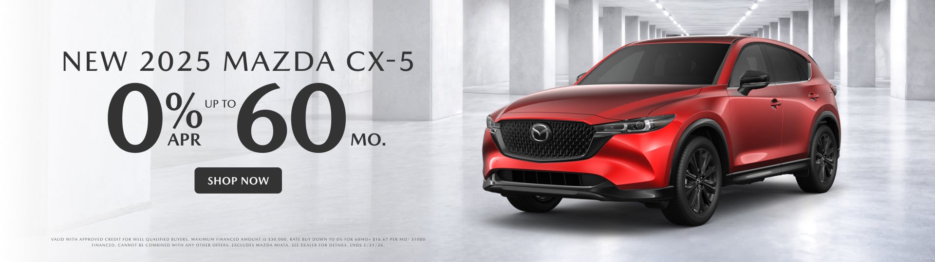 0% APR for up to 60 months