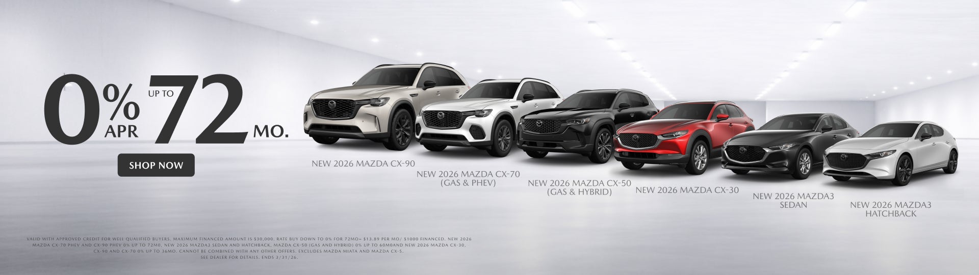 0% APR for 72 months