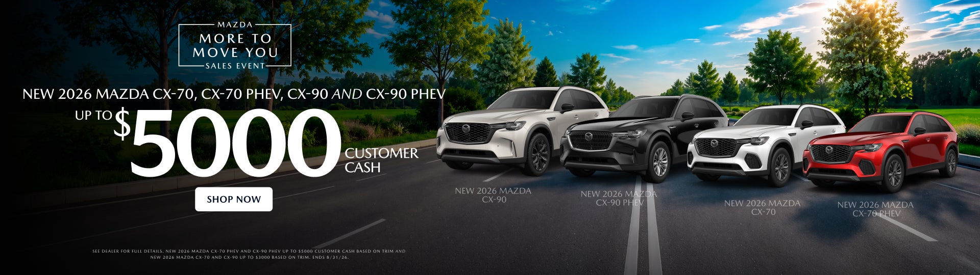 UP TO $5000 CUSTOMER CASH