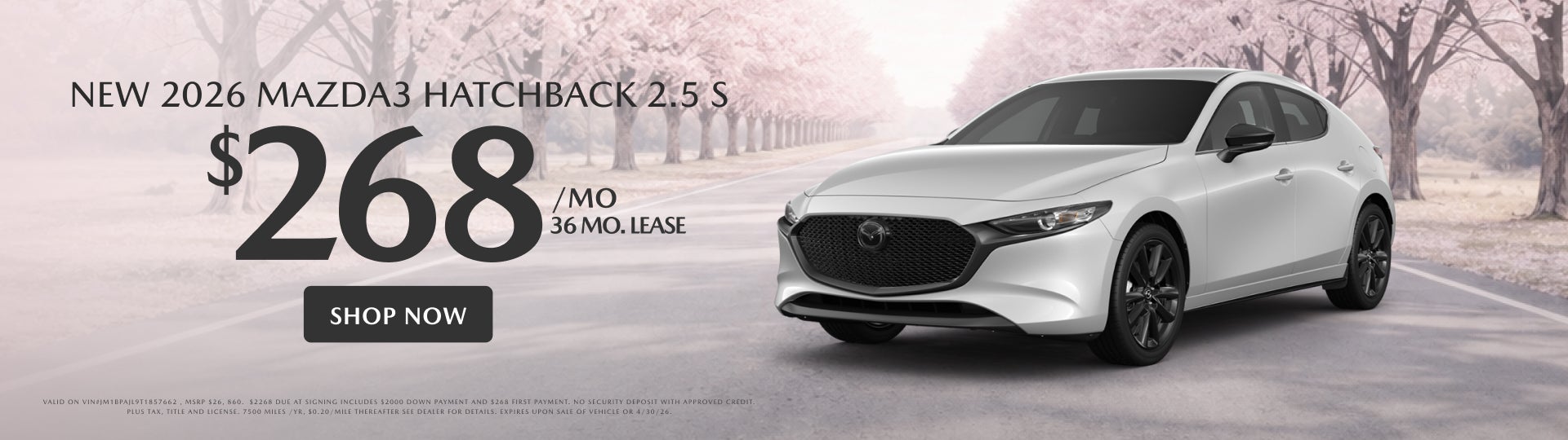 New MAZDA lease