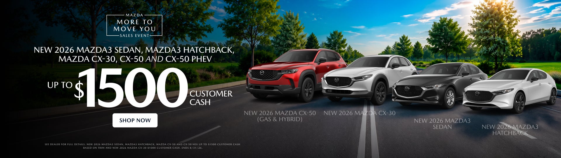 UP TO $1500 CUSTOMER CASH